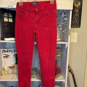 Old Navy Rockstar Jeans in Red-Sz. 4